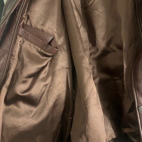 Vintage Knoles& Carter Bomber Leather Jacket - Picture 6 of 8